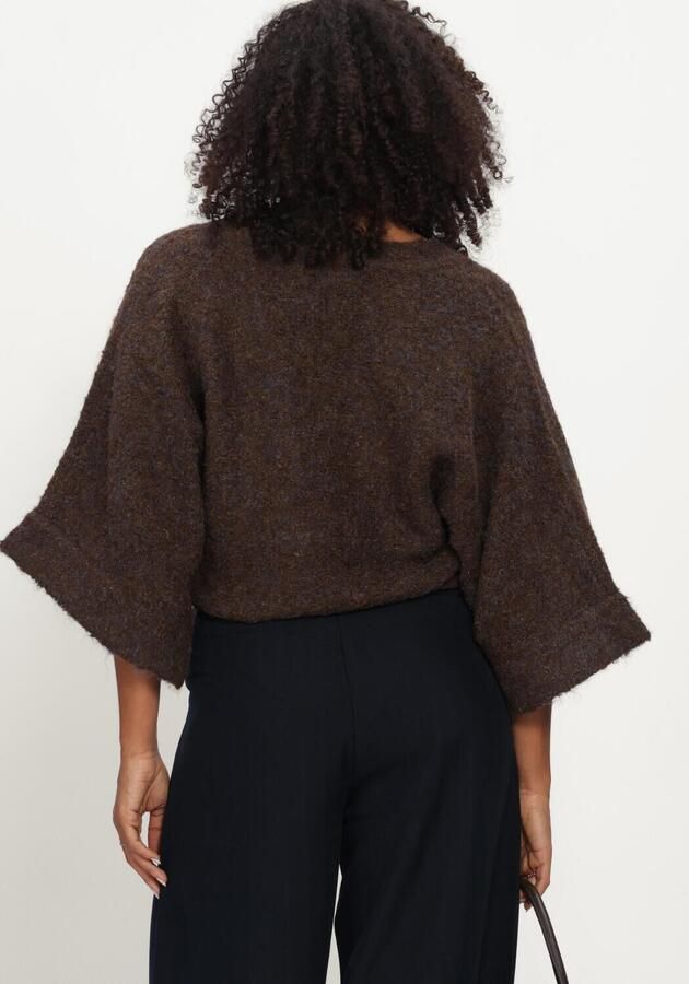AIMEE THE LABEL Dames Truien & Vesten Clippow6 Knitted Sweater Bruin - Foto 2