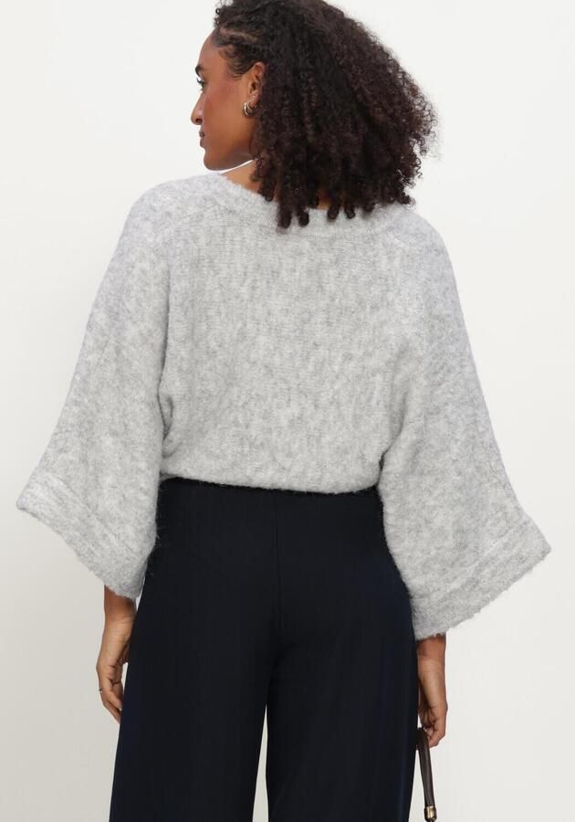 AIMEE THE LABEL Dames Truien & Vesten Clippow6 Knitted Sweater Grijs - Foto 4