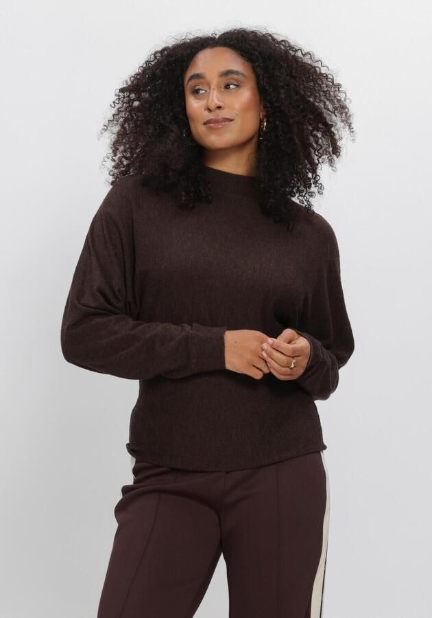 AIMEE THE LABEL Dames Truien & Vesten Fuertaventuraw6 Knitted Sweater Bruin