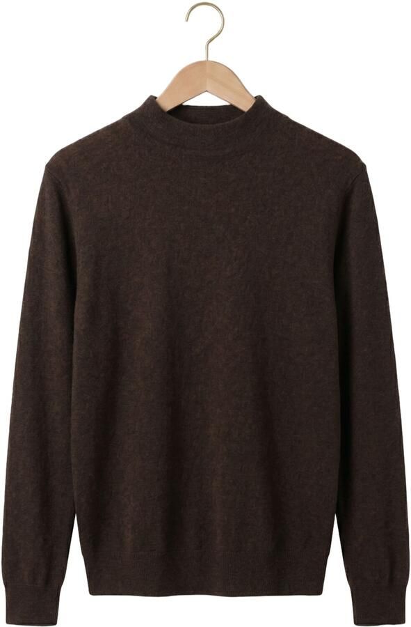 AIMEE THE LABEL Dames Truien & Vesten Fuertaventuraw6 Knitted Sweater Bruin - Foto 4