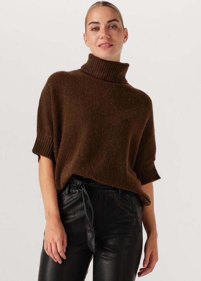 AIMEE THE LABEL Dames Truien & Vesten Ginger Bruin - Foto 4