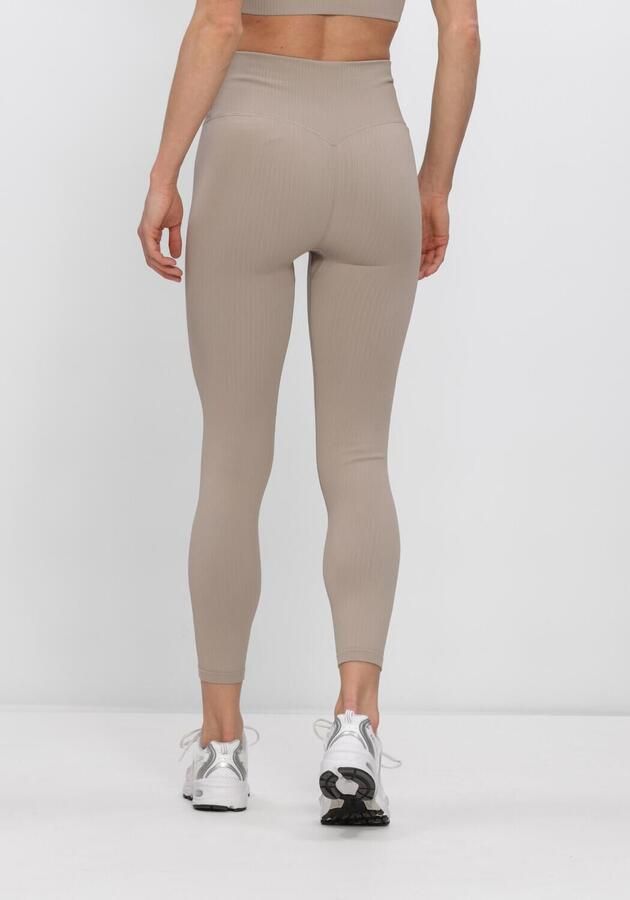 AIM'N Dames Broeken Ribbed Seamless Tights Beige - Foto 2