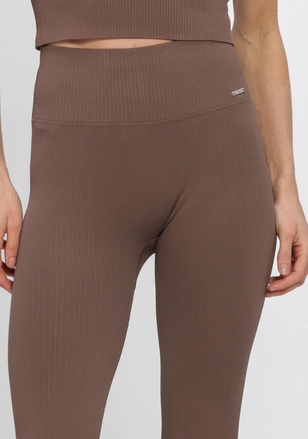 AIM'N Dames Broeken Ribbed Seamless Tights Bruin - Foto 3