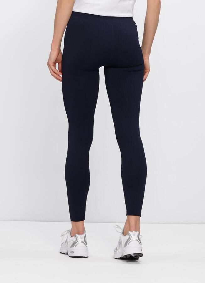 AIM'N Dames Broeken Ribbed Seamless Tights Donkerblauw - Foto 2