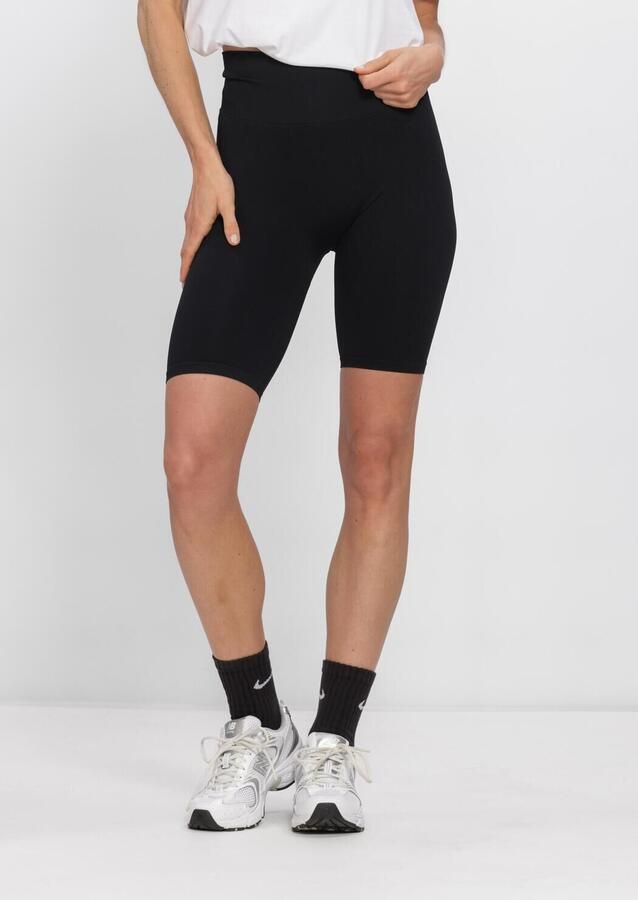 AIM'N Dames Broeken Shape Seamless Biker Shorts Zwart
