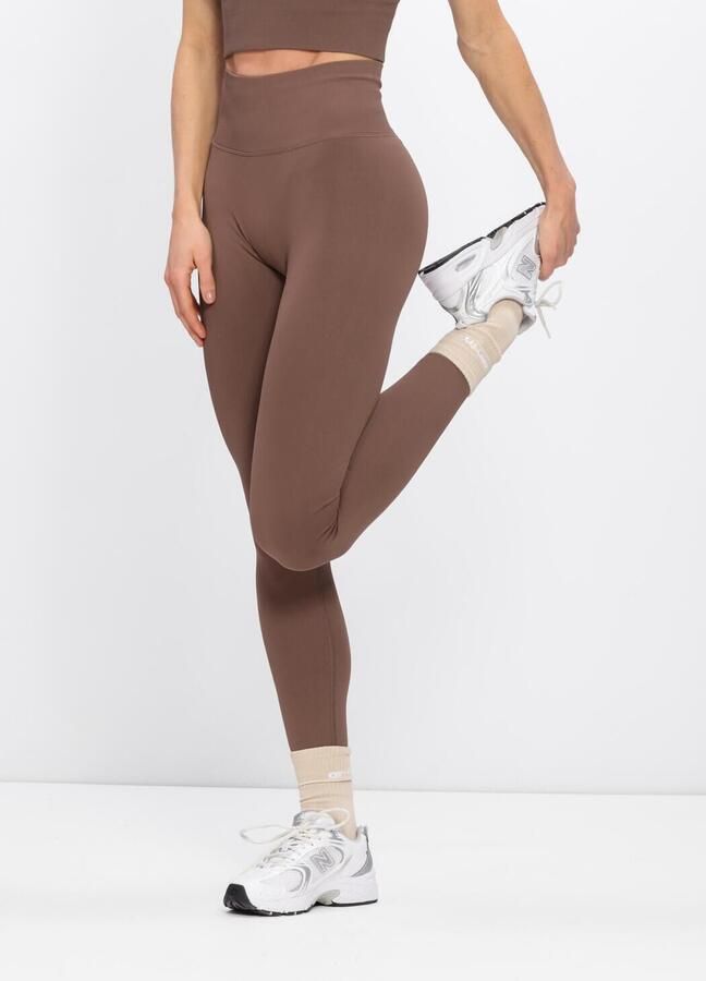 AIM'N Dames Broeken Shape Seamless Tights Bruin