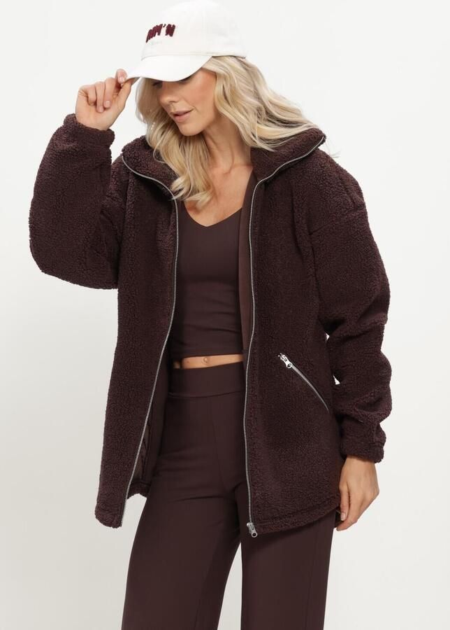 AIM'N Dames Jassen Pile Jacket Bruin