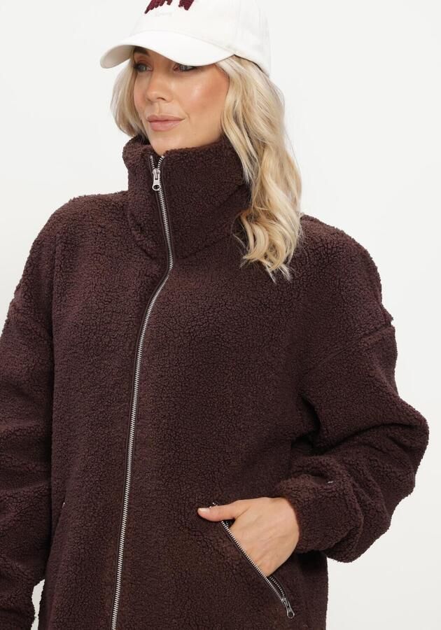 AIM'N Dames Jassen Pile Jacket Bruin - Foto 4