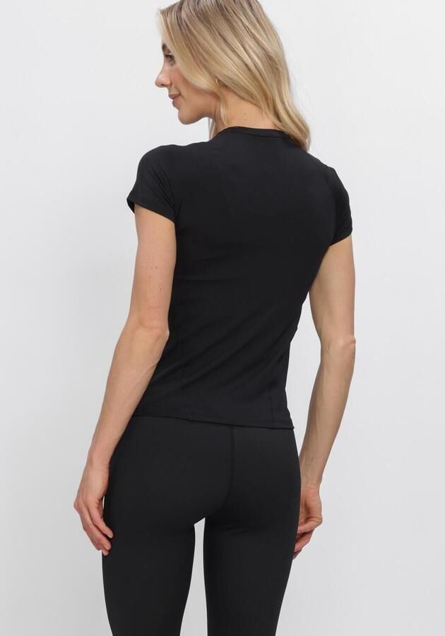 AIM'N Dames Tops & T-shirts Black Soft Basic Short Sleeve Zwart - Foto 3