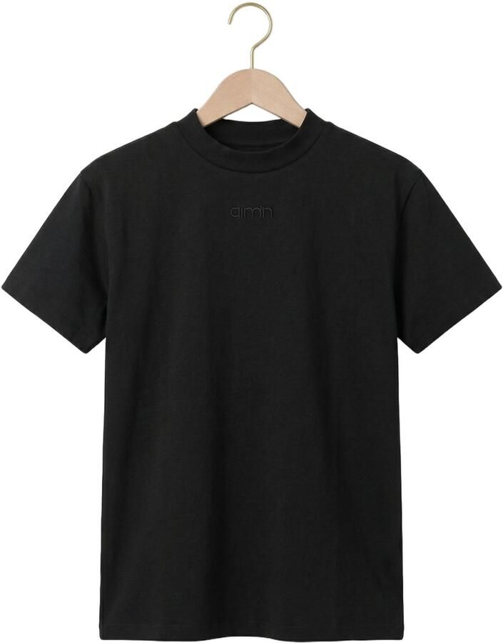 AIM'N Dames Tops & T-shirts Boyfriend T-shirt Zwart - Foto 2