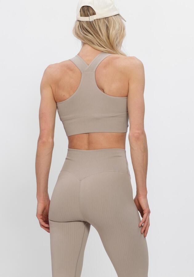 AIM'N Dames Tops & T-shirts High Support Ribbed Bra Beige - Foto 4