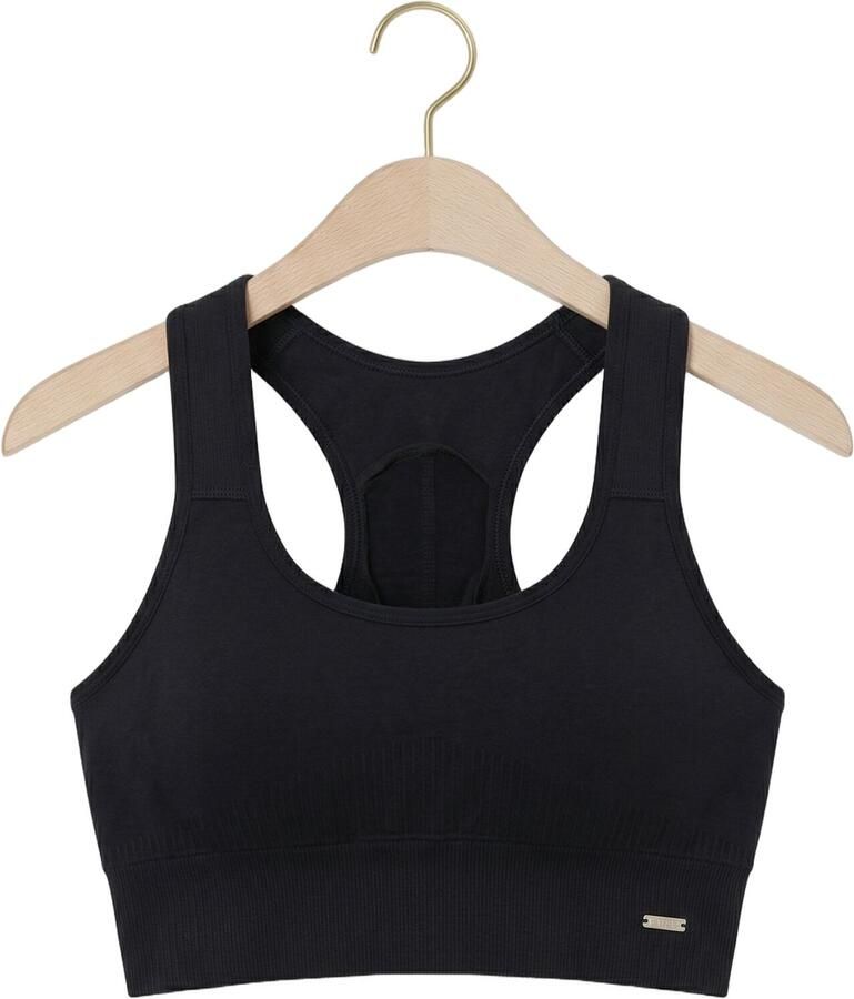 AIM'N Dames Tops & T-shirts High Support Ribbed Bra Zwart - Foto 2