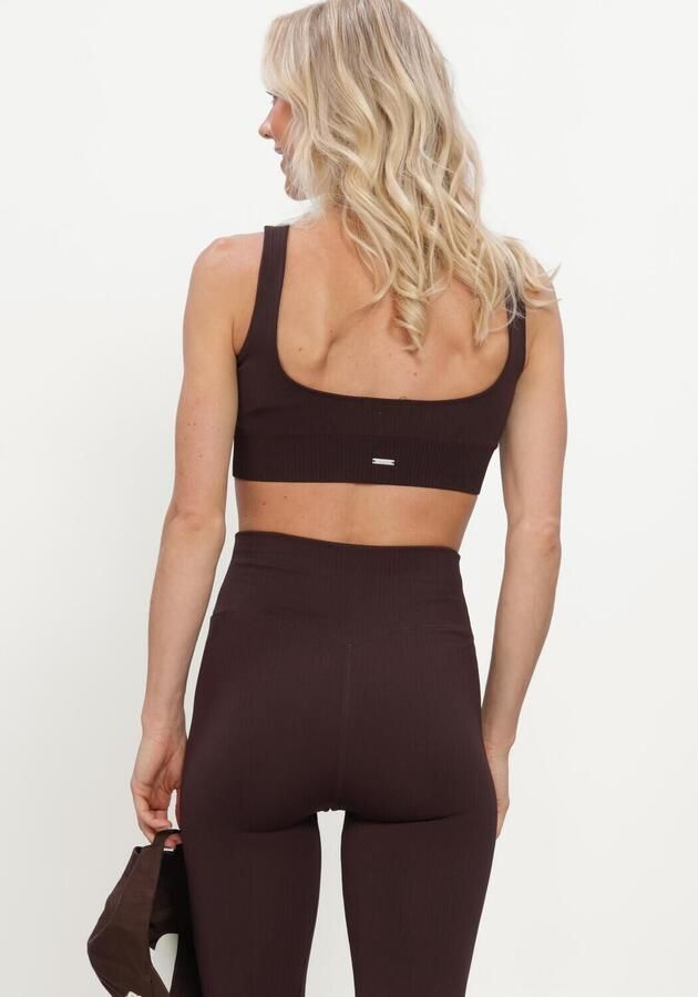 AIM'N Dames Tops & T-shirts Ribbed Seamless Bra Bruin - Foto 3