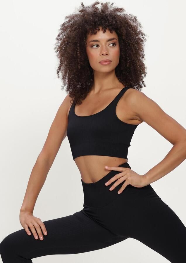 AIM'N Dames Tops & T-shirts Ribbed Seamless Bra Zwart
