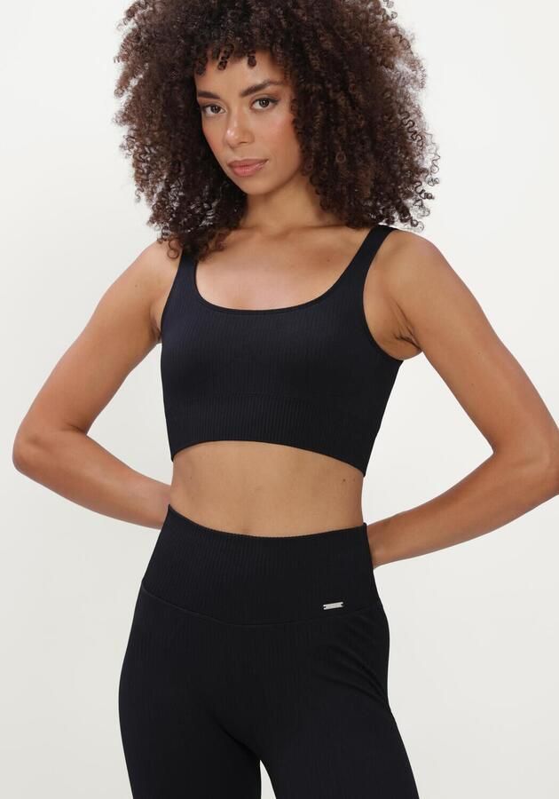 AIM'N Dames Tops & T-shirts Ribbed Seamless Bra Zwart - Foto 4