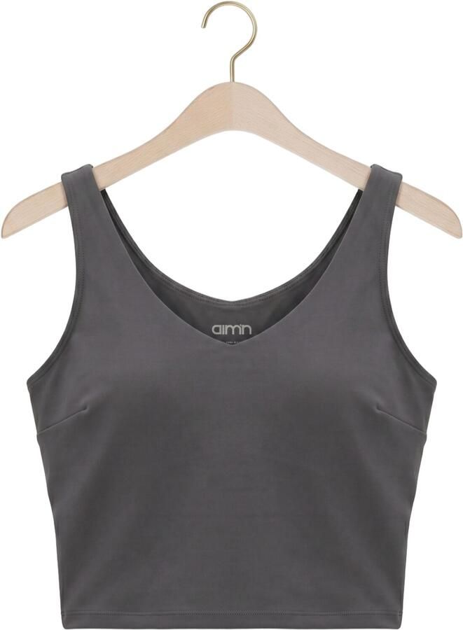AIM'N Dames Tops & T-shirts Sense Bralette Donkergrijs - Foto 2