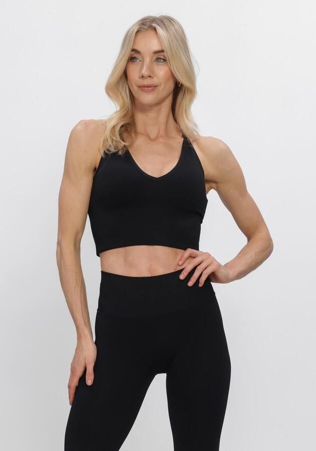 AIM'N Dames Tops & T-shirts Shape Seamless Cross Back Bralette Zwart