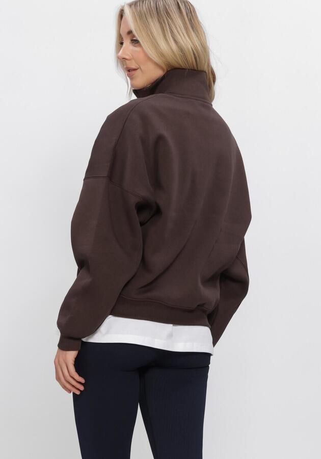 AIM'N Dames Truien & Vesten Varsity Sweat Half Zip Bruin - Foto 3