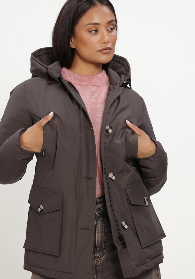 AIRFORCE Dames Jassen 4 Pocket Parka Taupe - Foto 4