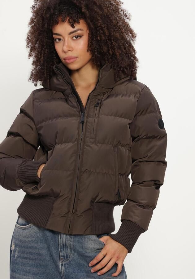 AIRFORCE Dames Jassen Tate Bomber Bruin - Foto 4