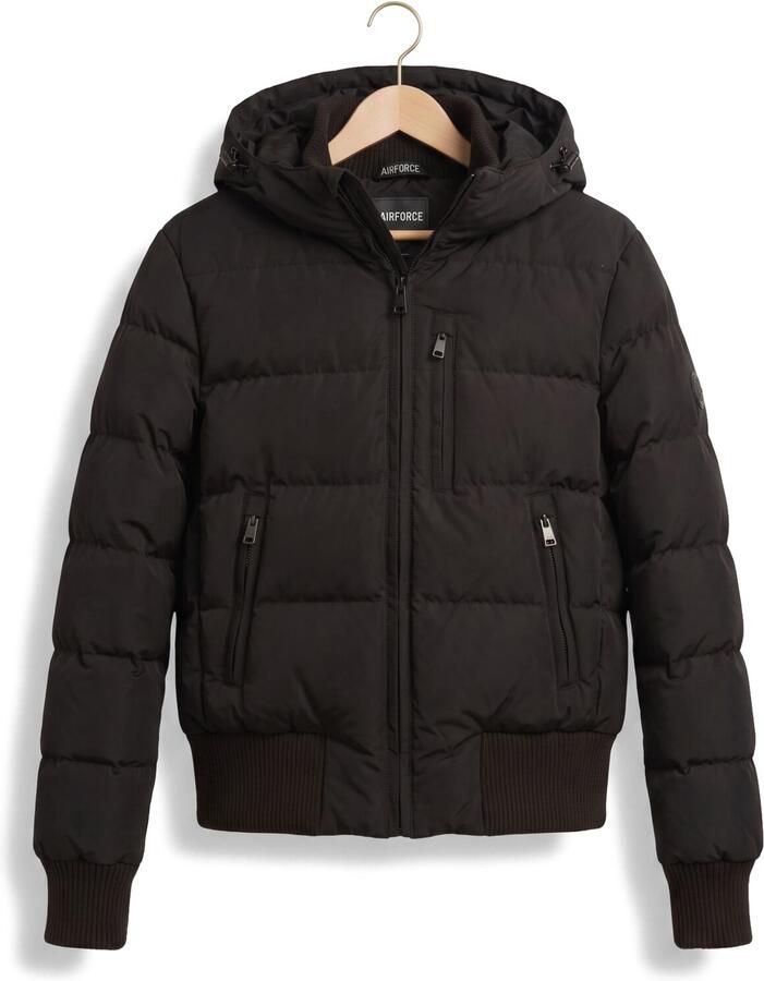 AIRFORCE Dames Jassen Tate Bomber Zwart - Foto 2
