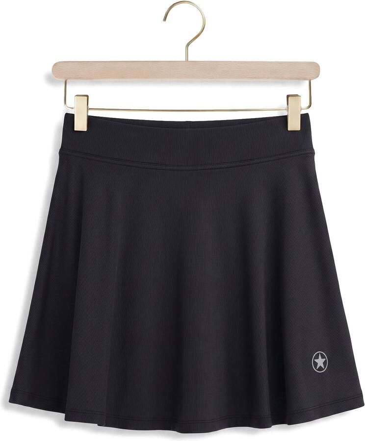 AIRFORCE Dames Rokken Ribbed Tennis Skirt Zwart - Foto 2