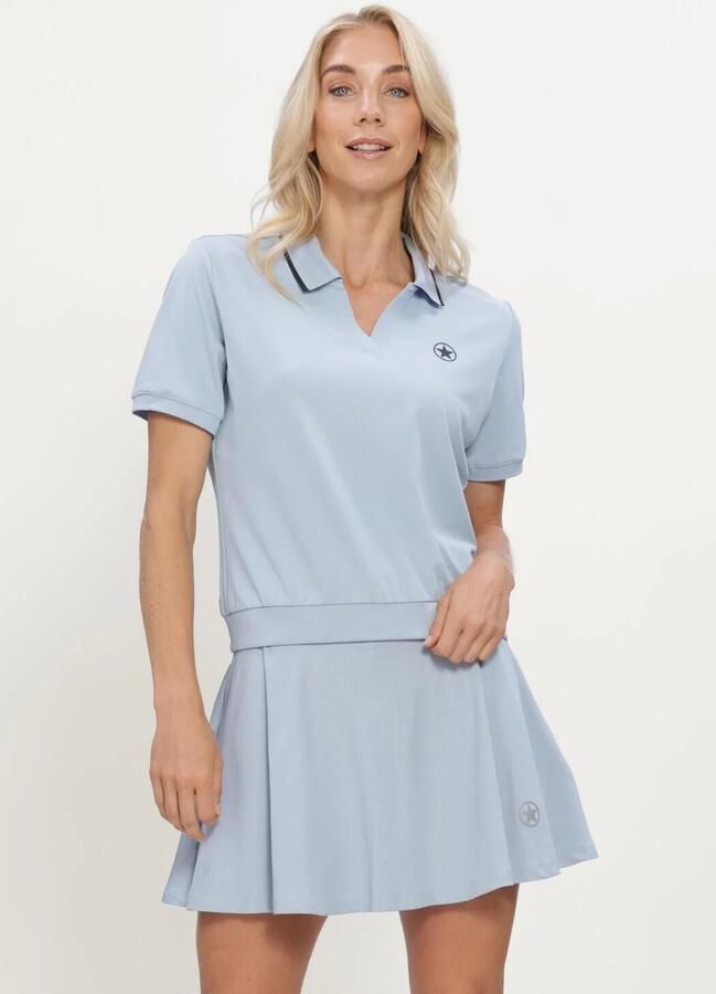 AIRFORCE Dames Tops & T-shirts Harper Performance Polo Lichtblauw