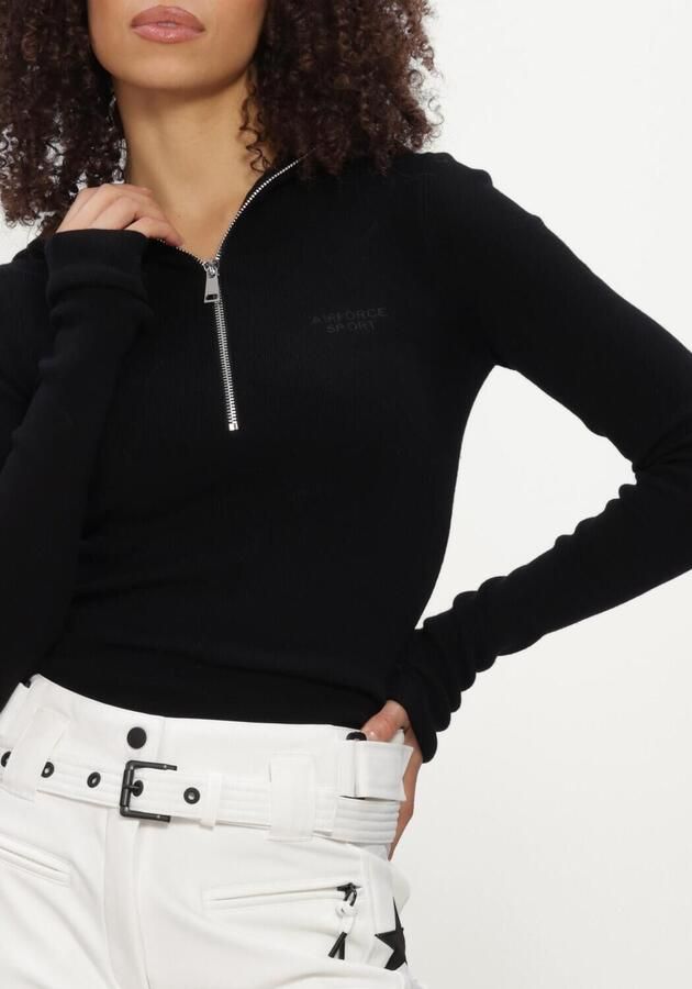 AIRFORCE Dames Truien & Vesten Balaclava Zip Pully Zwart - Foto 3