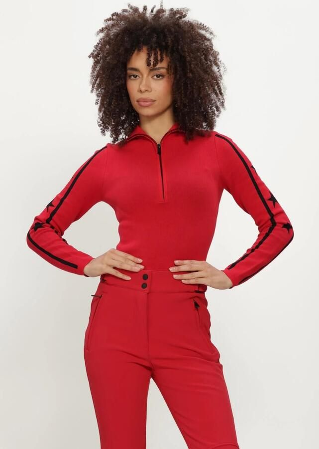 AIRFORCE Dames Truien & Vesten Stella Star Knitted Pully Rood
