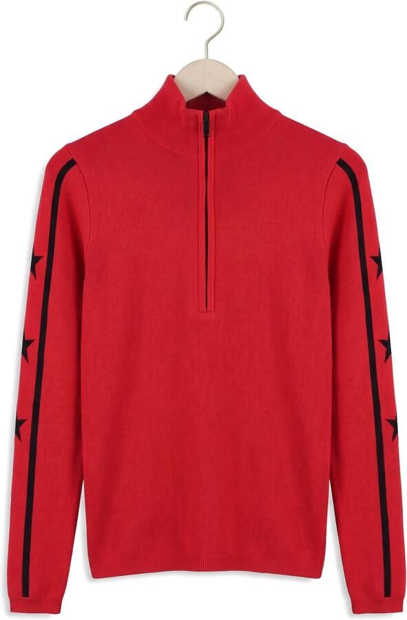 AIRFORCE Dames Truien & Vesten Stella Star Knitted Pully Rood - Foto 4