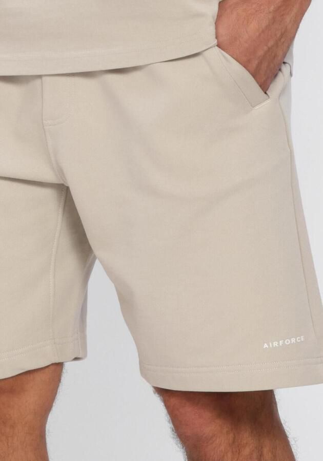 AIRFORCE Heren Broeken Basic Short Beige - Foto 3