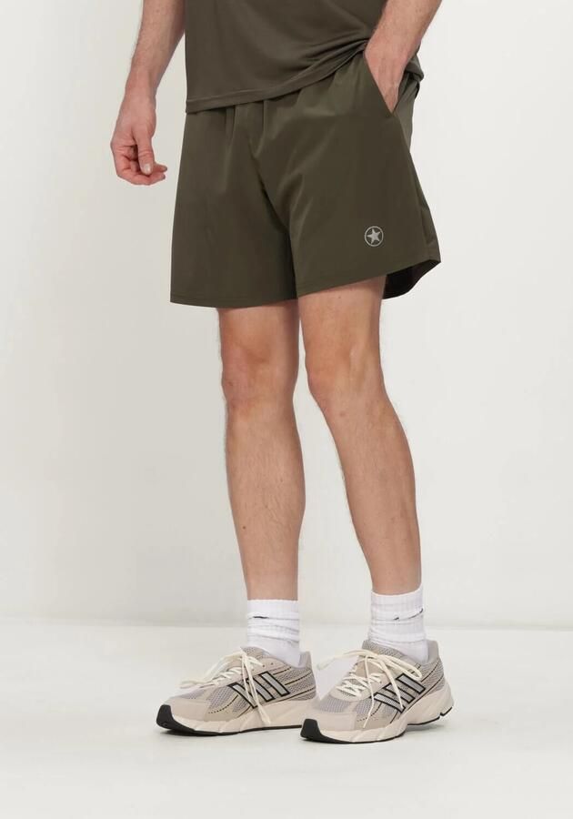 AIRFORCE Heren Broeken Cole Sport Short Donkergroen