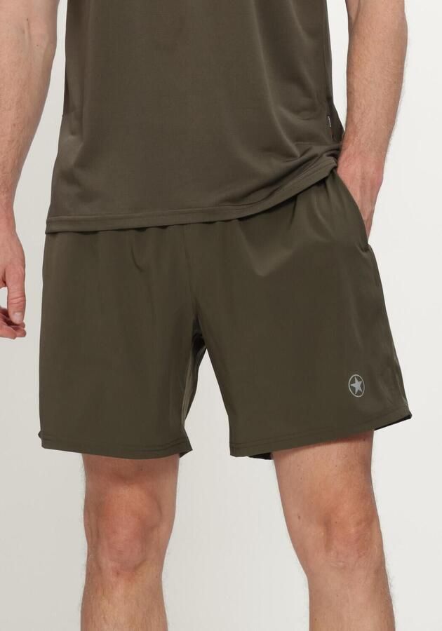 AIRFORCE Heren Broeken Cole Sport Short Donkergroen - Foto 4