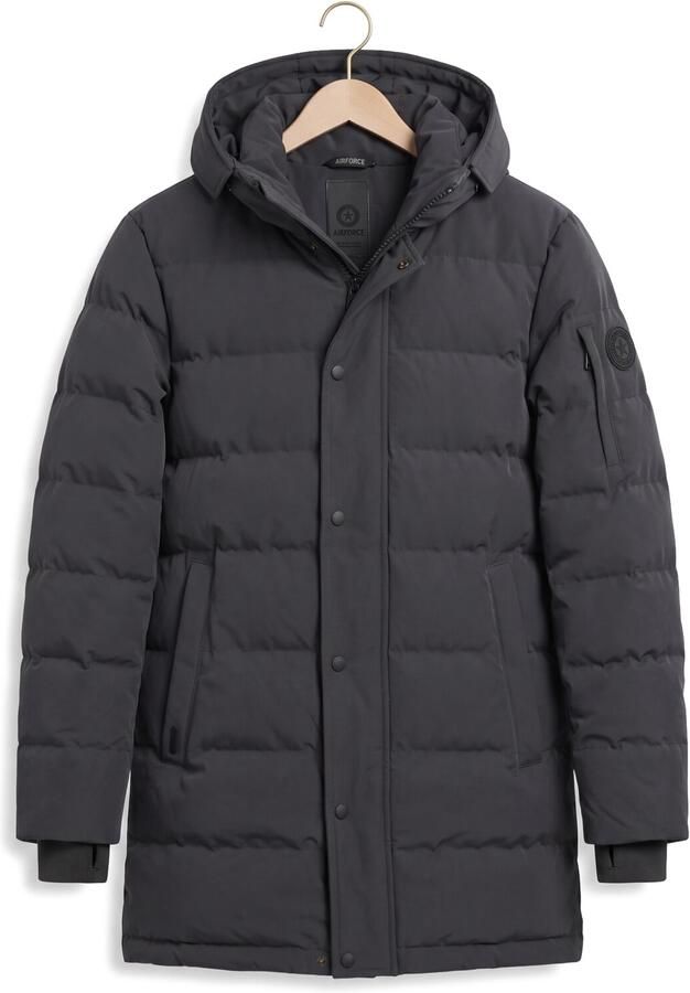 AIRFORCE Heren Jassen Chuck Parka Donkergrijs - Foto 4