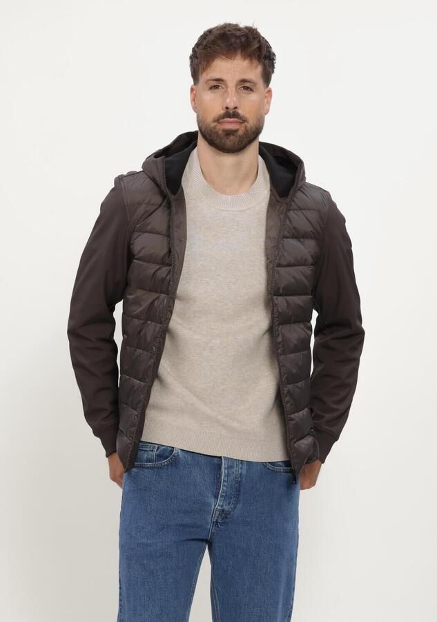 AIRFORCE Heren Jassen Hooded Cove Jacket Bruin