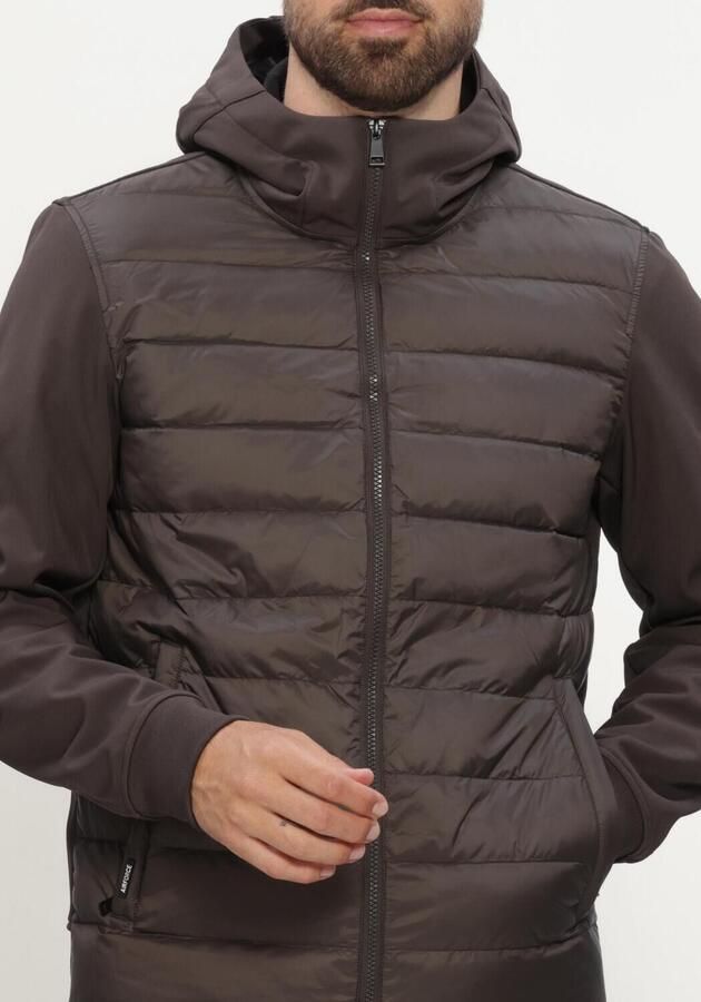 AIRFORCE Heren Jassen Hooded Cove Jacket Bruin - Foto 3