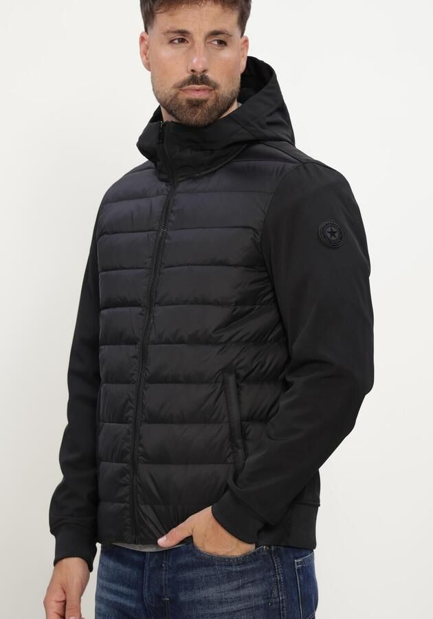 AIRFORCE Heren Jassen Hooded Cove Jacket Zwart - Foto 3
