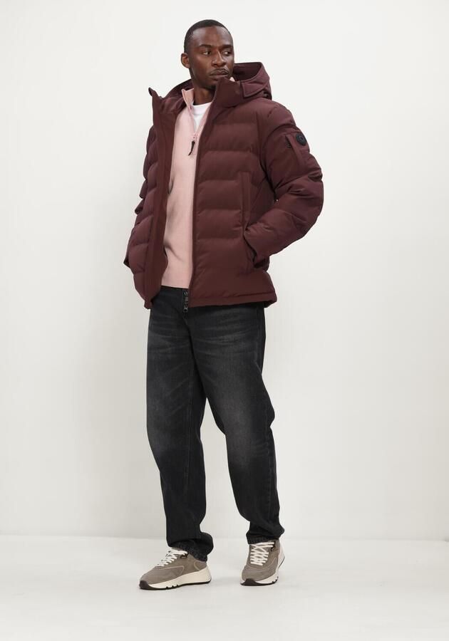 AIRFORCE Heren Jassen Mitchell Parka Bordeaux - Foto 4