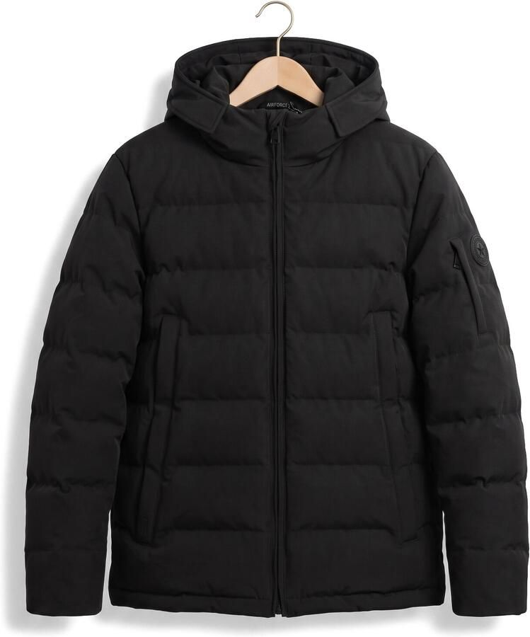 Airforce Mitchell Parka Jas voor Mannen Black Heren - Foto 2