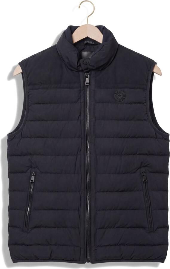 AIRFORCE Heren Jassen Padded Bodywarmer Donkerblauw - Foto 4
