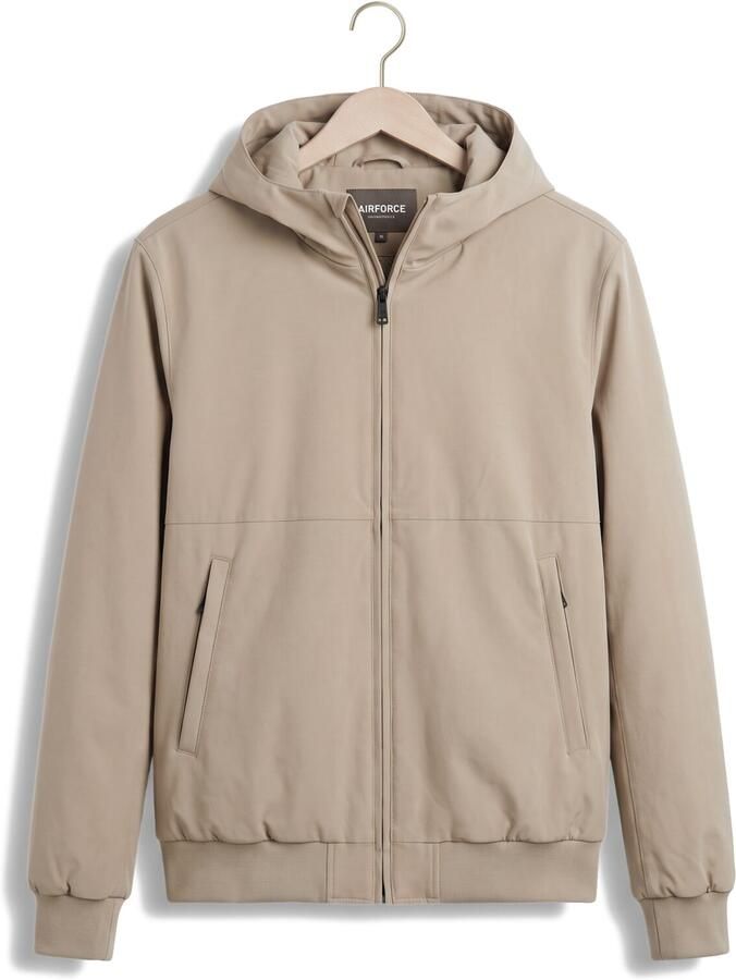 AIRFORCE Heren Jassen Padded Bomber Beige - Foto 2