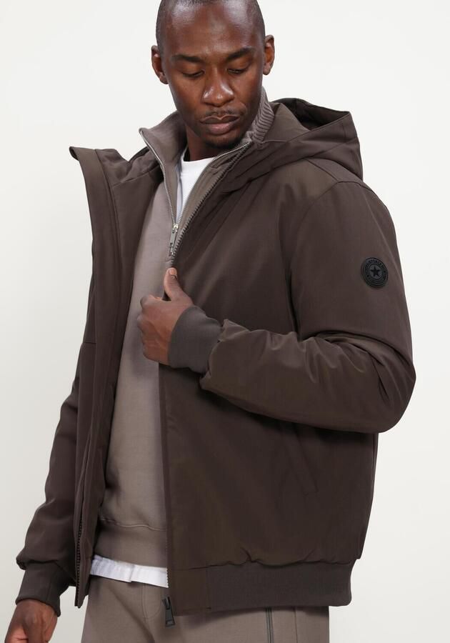 AIRFORCE Heren Jassen Padded Bomber Bruin - Foto 4