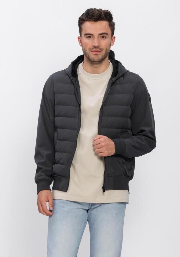 AIRFORCE Heren Jassen River Softshell Jacket Donkergrijs