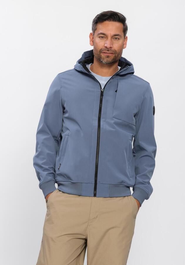 AIRFORCE Heren Jassen Softshell Jacket Chestpocket Blauw