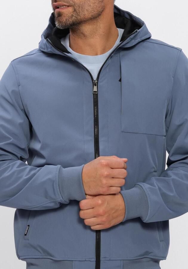 AIRFORCE Heren Jassen Softshell Jacket Chestpocket Blauw - Foto 4