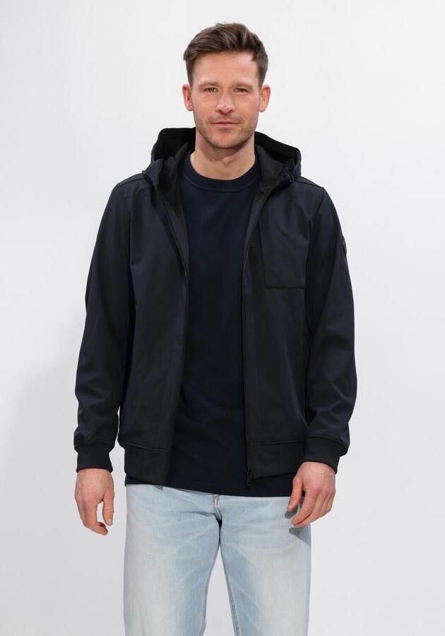 AIRFORCE Heren Jassen Softshell Jacket Chestpocket Donkerblauw
