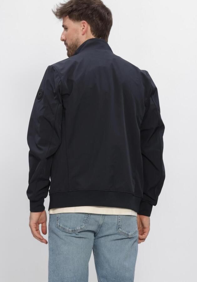 Airforce Softshell zomerjas donkerblauw effen rits slim fit - Foto 3