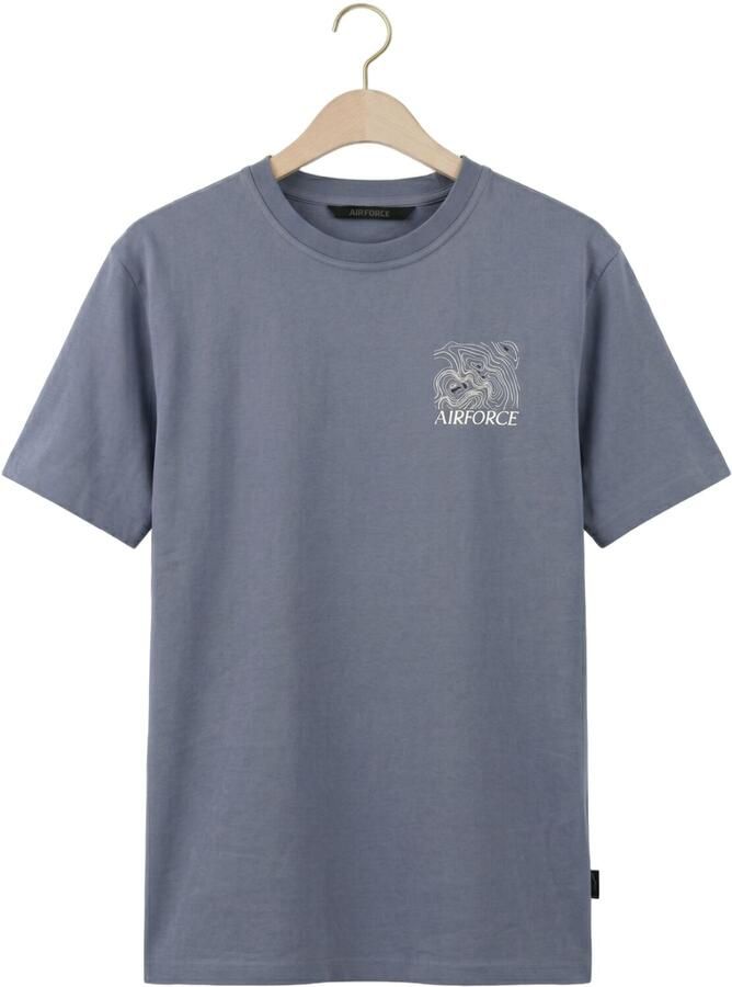 AIRFORCE Heren Polo's & T-shirts Altitude Tshirt Blauw - Foto 2