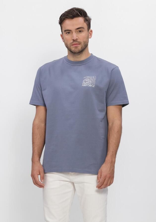 AIRFORCE Heren Polo's & T-shirts Altitude Tshirt Blauw - Foto 3