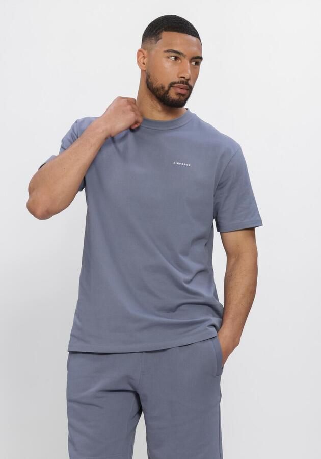 AIRFORCE Heren Polo's & T-shirts Basic T-shirt Blauw